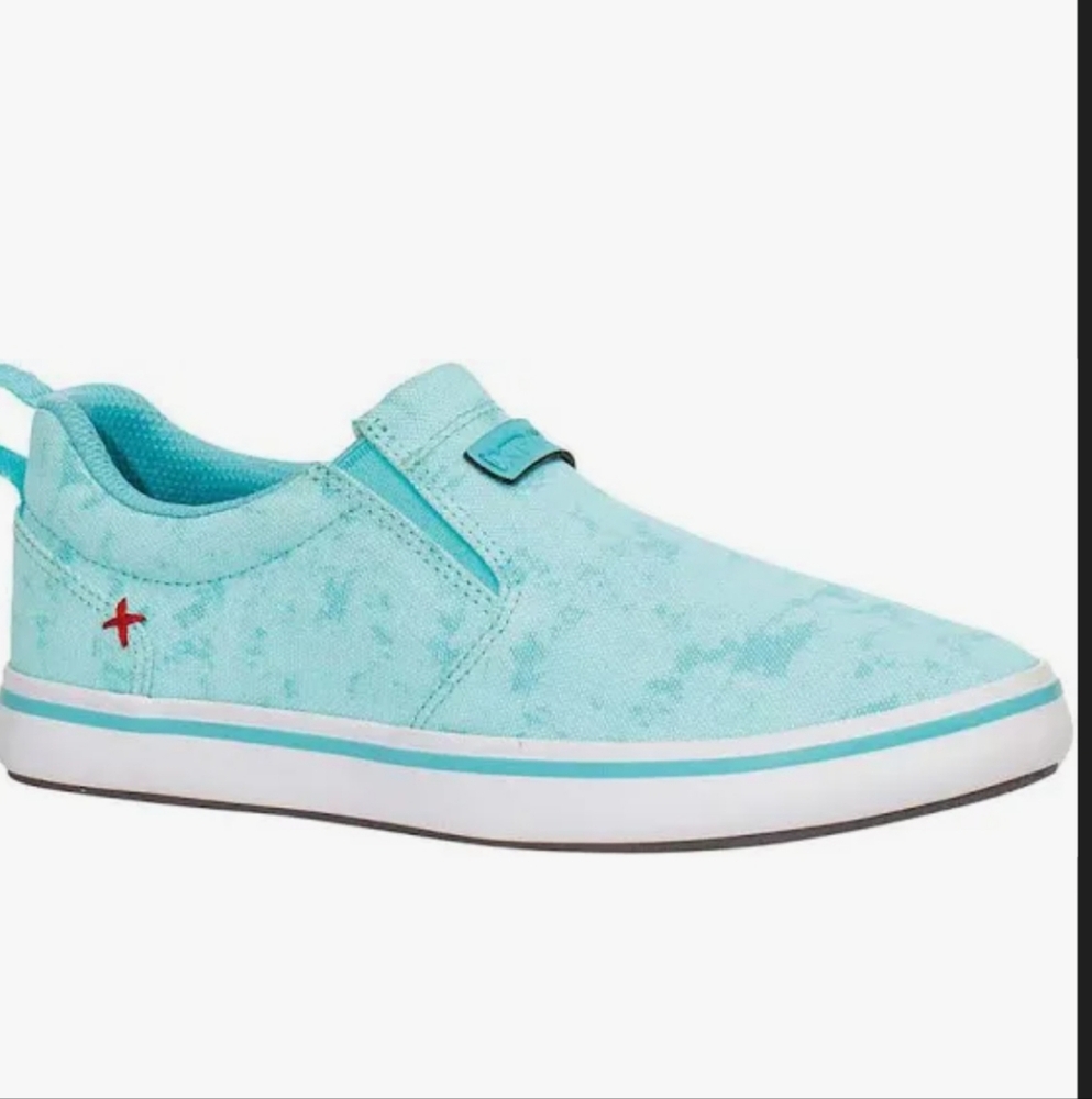Kids Aqua Slip-On Shoes